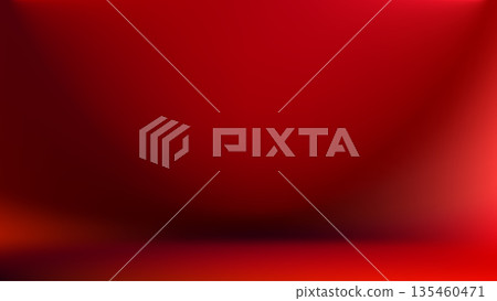 Studio red gradient bg. Red empty room. Limbo texture wallpaper. Studio red gradient bg. Red empty room. Limbo texture wallpaper. 135460471