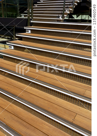Modern staircase at the building entrance 135460549