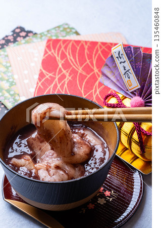 Oshiruko [food ingredient] 135460848