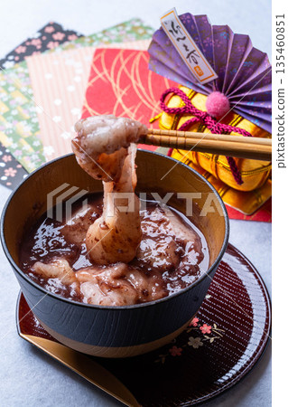 Oshiruko [food ingredient] 135460851