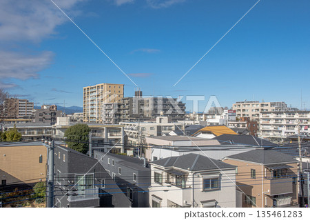 Cityscape and refreshing blue sky Cityscape and refreshing blue sky 135461283