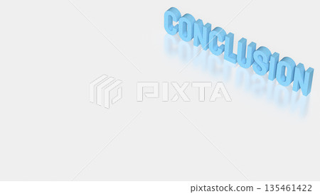 Business Conclusion Concept with Final Decision and Summary Result 3d render. Business Conclusion Concept with Final Decision and Summary Result 3d render. 135461422