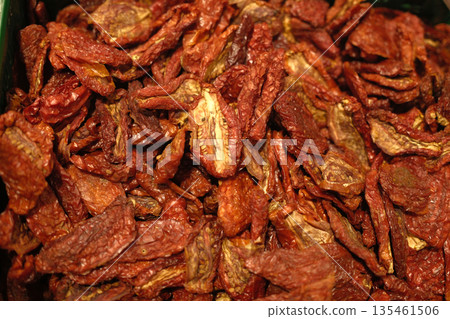 Red raw tomatoes served fresh as natural and healthy food. 135461506