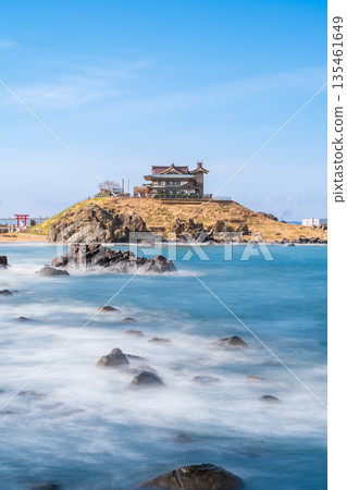 青森縣 從對岸八戶市眺望歌子島 長曝光 青森縣 從對岸八戶市眺望歌子島 長曝光 135461649