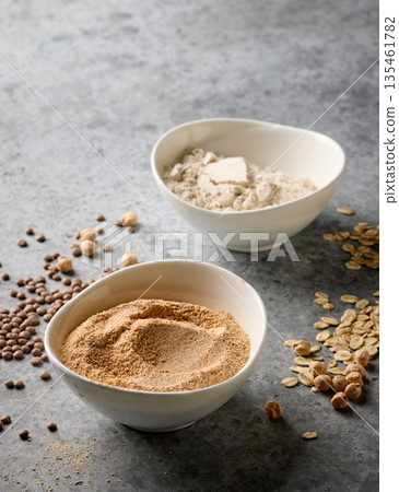 various plant based protein powders various plant based protein powders 135461782