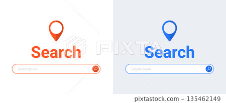 Website search bar browser world map. Research field find tab app search url concept. Website search bar browser world map. Research field find tab app search url concept. 135462149
