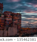 Surreal Portscape at Twilight 135462381