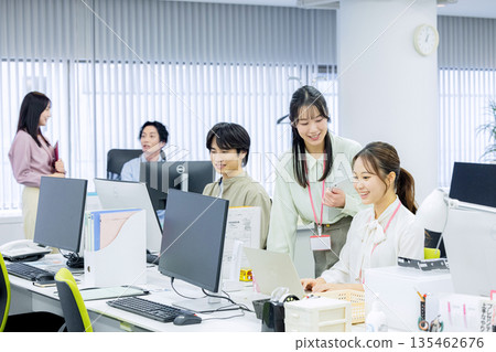 People working in the office 135462676