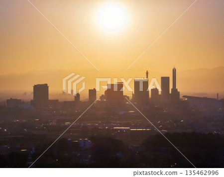 「埼玉縣」日落與埼玉新城，埼玉市 135462996