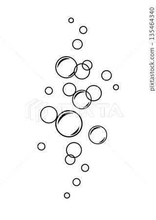 Fizzy Drink, Water Bubbles Line and Silhouette Icon Set. Soap, Sphere Foam, Clear Soda, Aquarium Drops Symbol Collection. Effervescent Champagne Fizzy Drink, Water Bubbles Line and Silhouette Icon Set. Soap, Sphere Foam, Clear Soda, Aquarium Drops Symbol Collection. Effervescent Champagne 135464340