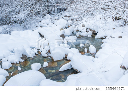 Winter River (Yumori Valley) Winter River (Yumori Valley) 135464671