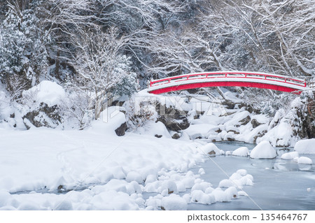 Yumori Valley (Winter): Momiji Bridge 135464767