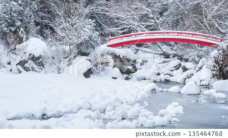 湯森谷(冬季):紅葉橋 湯森谷(冬季):紅葉橋 135464768