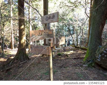 The hiking trail from Tsuchiyama Pass to Hadano Station via Mt. Oyama 135465123