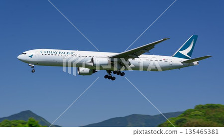 國泰航空波音777客機 135465381