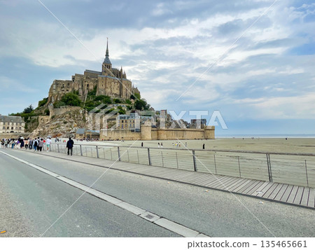 Mont Saint-Michel, a World Heritage Site in France 135465661