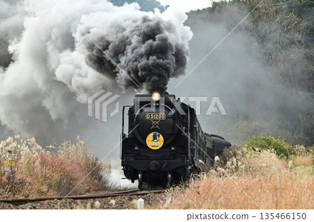 SL Yamaguchi-走在小山道的鐵路道口 SL Yamaguchi-走在小山道的鐵路道口 135466150