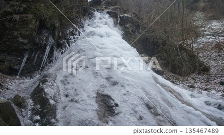 Shinkuro Fall Ice Waterfall Shinkuro Fall Ice Waterfall 135467489