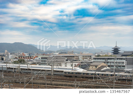 Landscape with Shinkansen Landscape with Shinkansen 135467567