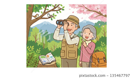 賞鳥（雙筒望遠鏡） 135467797