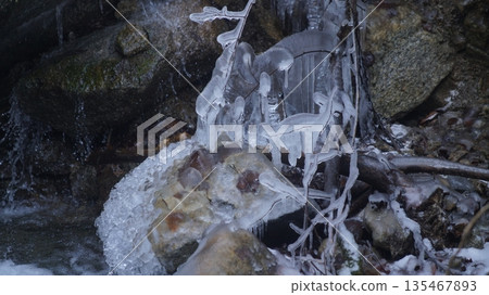 阿布河上的噴冰 135467893