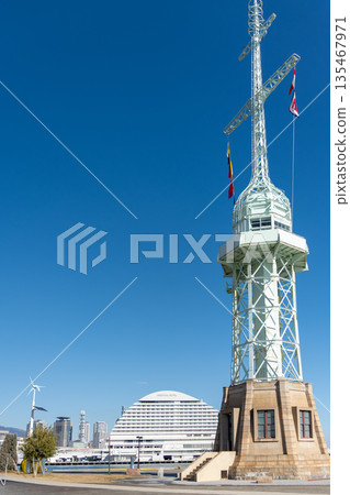 Port Tower seen from Meriken Park Port Tower seen from Meriken Park 135467971