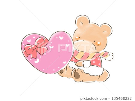 Bear and Heart Bear and Heart 135468222