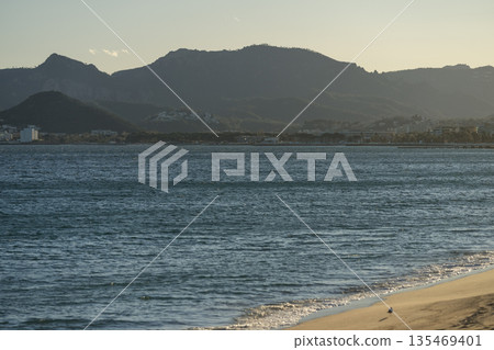 View from the Cannes beach 135469401