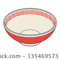拉麵碗圖標 135469573