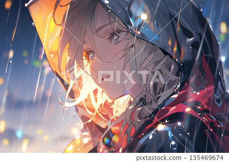 雨和女孩 雨和女孩 135469674