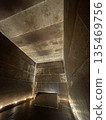 Inside the Great Pyramid of Khufu, one of the three great pyramids in Giza, Egypt 135469756