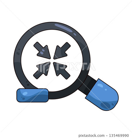 illustration of arrow zoom out illustration of arrow zoom out 135469990