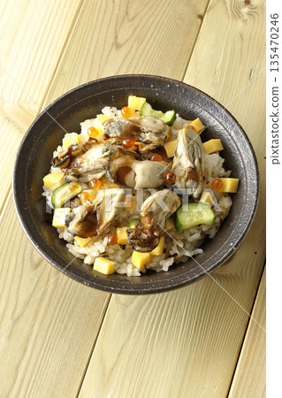 Oyster chirashi sushi Oyster chirashi sushi 135470246