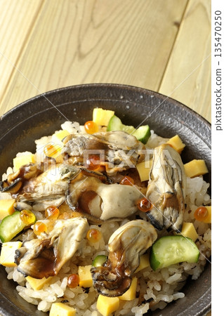 Oyster chirashi sushi Oyster chirashi sushi 135470250