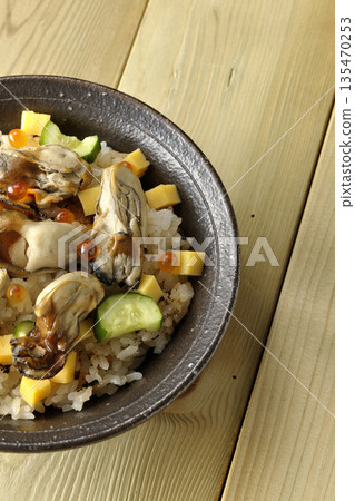 Oyster chirashi sushi Oyster chirashi sushi 135470253