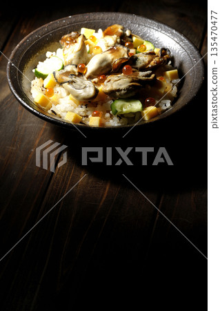 Oyster chirashi sushi Oyster chirashi sushi 135470477