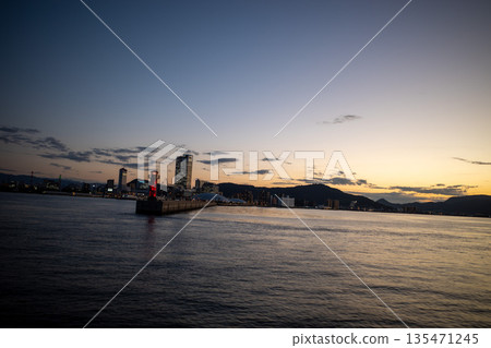 Sunport Takamatsu Setoshirube Red Lighthouse Sunport Takamatsu Setoshirube Red Lighthouse 135471245