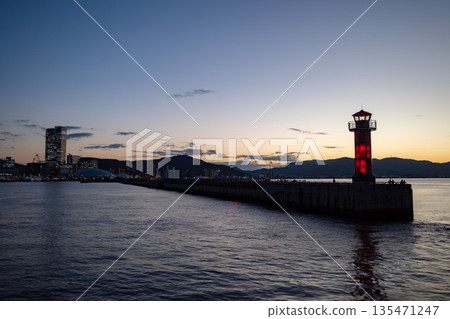 Sunport Takamatsu Setoshirube Red Lighthouse Sunport Takamatsu Setoshirube Red Lighthouse 135471247