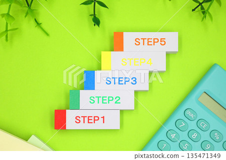 Five steps Five steps 135471349