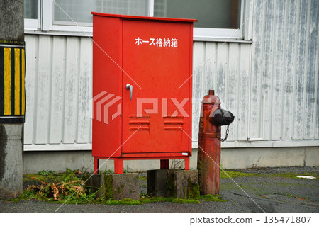 Old Showa era fire hydrant_01 Old Showa era fire hydrant_01 135471807