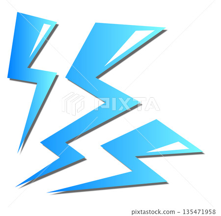 閃電和雷聲的插圖素材,它們會導致危險的放電和觸電事故。 閃電和雷聲的插圖素材,它們會導致危險的放電和觸電事故。 135471958
