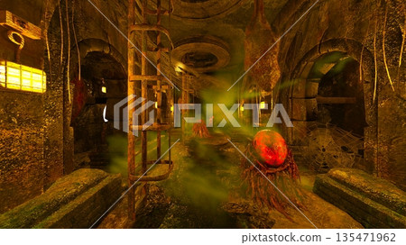 Stone wall passage under attack Stone wall passage under attack 135471962