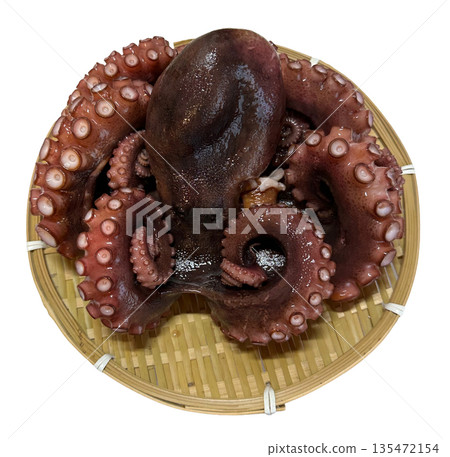 Boiled octopus 135472154