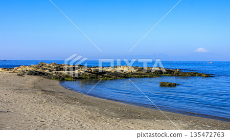 三浦半島油壺町的荒井濱海灘 135472763