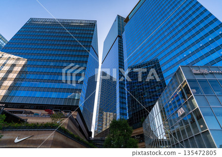 Osaka Prefecture: Cityscape of Umeda, the center of Osaka 135472805