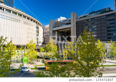 Osaka Prefecture: Cityscape of Umeda, the center of Osaka Osaka Prefecture: Cityscape of Umeda, the center of Osaka 135472807