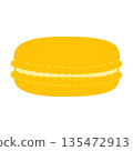Orange Macaron 135472913
