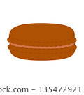 Macaron Chocolate 135472921