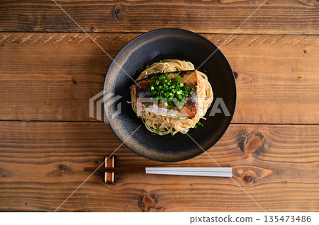 Grilled Mackerel Somen Grilled Mackerel Somen 135473486