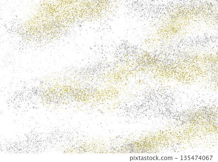 用金銀沙製成的雲朵，一種傳統的日本鏤空材料 135474067